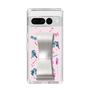 Slim Protection Case - STAND & RING RIBBON Silver［ HATSUNE MIKU - Ribbon - Instrumental - Pink ］