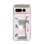 Slim Protection Case - STAND & RING RIBBON Silver［ HATSUNE MIKU - Ribbon - Instrumental - Pink ］