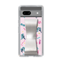 Slim Protection Case - STAND & RING RIBBON Silver［ HATSUNE MIKU - Ribbon - Instrumental - Pink ］