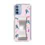 Slim Protection Case - STAND & RING RIBBON Silver［ HATSUNE MIKU - Ribbon - Instrumental - Pink ］