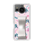 Slim Protection Case - STAND & RING RIBBON Silver［ HATSUNE MIKU - Ribbon - Instrumental - Pink ］