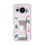Slim Protection Case - STAND & RING RIBBON Silver［ HATSUNE MIKU - Ribbon - Instrumental - Pink ］