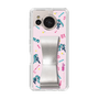 Slim Protection Case - STAND & RING RIBBON Silver［ HATSUNE MIKU - Ribbon - Instrumental - Pink ］