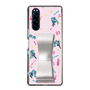 Slim Protection Case - STAND & RING RIBBON Silver［ HATSUNE MIKU - Ribbon - Instrumental - Pink ］