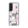Slim Protection Case - STAND & RING RIBBON Silver［ HATSUNE MIKU - Ribbon - Instrumental - Pink ］