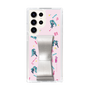 Slim Protection Case - STAND & RING RIBBON Silver［ HATSUNE MIKU - Ribbon - Instrumental - Pink ］