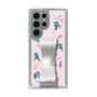 Slim Protection Case - STAND & RING RIBBON Silver［ HATSUNE MIKU - Ribbon - Instrumental - Pink ］