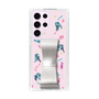 Slim Protection Case - STAND & RING RIBBON Silver［ HATSUNE MIKU - Ribbon - Instrumental - Pink ］