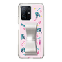 Slim Protection Case - STAND & RING RIBBON Silver［ HATSUNE MIKU - Ribbon - Instrumental - Pink ］