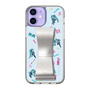 Slim Protection Case - STAND & RING RIBBON Silver［ HATSUNE MIKU - Ribbon - Instrumental - Blue ］