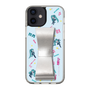 Slim Protection Case - STAND & RING RIBBON Silver［ HATSUNE MIKU - Ribbon - Instrumental - Blue ］