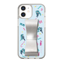 Slim Protection Case - STAND & RING RIBBON Silver［ HATSUNE MIKU - Ribbon - Instrumental - Blue ］