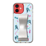 Slim Protection Case - STAND & RING RIBBON Silver［ HATSUNE MIKU - Ribbon - Instrumental - Blue ］