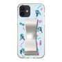Slim Protection Case - STAND & RING RIBBON Silver［ HATSUNE MIKU - Ribbon - Instrumental - Blue ］