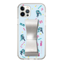 Slim Protection Case - STAND & RING RIBBON Silver［ HATSUNE MIKU - Ribbon - Instrumental - Blue ］