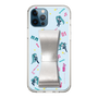 Slim Protection Case - STAND & RING RIBBON Silver［ HATSUNE MIKU - Ribbon - Instrumental - Blue ］