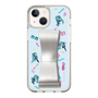 Slim Protection Case - STAND & RING RIBBON Silver［ HATSUNE MIKU - Ribbon - Instrumental - Blue ］