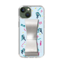 Slim Protection Case - STAND & RING RIBBON Silver［ HATSUNE MIKU - Ribbon - Instrumental - Blue ］
