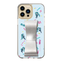 Slim Protection Case - STAND & RING RIBBON Silver［ HATSUNE MIKU - Ribbon - Instrumental - Blue ］