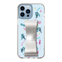 Slim Protection Case - STAND & RING RIBBON Silver［ HATSUNE MIKU - Ribbon - Instrumental - Blue ］