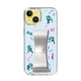 Slim Protection Case - STAND & RING RIBBON Silver［ HATSUNE MIKU - Ribbon - Instrumental - Blue ］