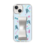 Slim Protection Case - STAND & RING RIBBON Silver［ HATSUNE MIKU - Ribbon - Instrumental - Blue ］