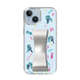 Slim Protection Case - STAND & RING RIBBON Silver［ HATSUNE MIKU - Ribbon - Instrumental - Blue ］