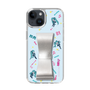 Slim Protection Case - STAND & RING RIBBON Silver［ HATSUNE MIKU - Ribbon - Instrumental - Blue ］