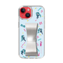 Slim Protection Case - STAND & RING RIBBON Silver［ HATSUNE MIKU - Ribbon - Instrumental - Blue ］