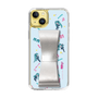 Slim Protection Case - STAND & RING RIBBON Silver［ HATSUNE MIKU - Ribbon - Instrumental - Blue ］