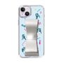 Slim Protection Case - STAND & RING RIBBON Silver［ HATSUNE MIKU - Ribbon - Instrumental - Blue ］