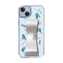 Slim Protection Case - STAND & RING RIBBON Silver［ HATSUNE MIKU - Ribbon - Instrumental - Blue ］