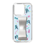 Slim Protection Case - STAND & RING RIBBON Silver［ HATSUNE MIKU - Ribbon - Instrumental - Blue ］
