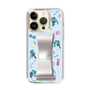 Slim Protection Case - STAND & RING RIBBON Silver［ HATSUNE MIKU - Ribbon - Instrumental - Blue ］
