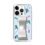 Slim Protection Case - STAND & RING RIBBON Silver［ HATSUNE MIKU - Ribbon - Instrumental - Blue ］