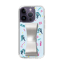 Slim Protection Case - STAND & RING RIBBON Silver［ HATSUNE MIKU - Ribbon - Instrumental - Blue ］