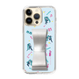 Slim Protection Case - STAND & RING RIBBON Silver［ HATSUNE MIKU - Ribbon - Instrumental - Blue ］