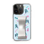 Slim Protection Case - STAND & RING RIBBON Silver［ HATSUNE MIKU - Ribbon - Instrumental - Blue ］