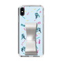 Slim Protection Case - STAND & RING RIBBON Silver［ HATSUNE MIKU - Ribbon - Instrumental - Blue ］
