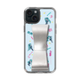 Slim Protection Case - STAND & RING RIBBON Silver［ HATSUNE MIKU - Ribbon - Instrumental - Blue ］
