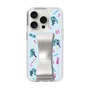 Slim Protection Case - STAND & RING RIBBON Silver［ HATSUNE MIKU - Ribbon - Instrumental - Blue ］