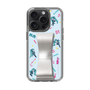 Slim Protection Case - STAND & RING RIBBON Silver［ HATSUNE MIKU - Ribbon - Instrumental - Blue ］