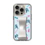 Slim Protection Case - STAND & RING RIBBON Silver［ HATSUNE MIKU - Ribbon - Instrumental - Blue ］