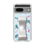 Slim Protection Case - STAND & RING RIBBON Silver［ HATSUNE MIKU - Ribbon - Instrumental - Blue ］