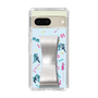 Slim Protection Case - STAND & RING RIBBON Silver［ HATSUNE MIKU - Ribbon - Instrumental - Blue ］