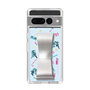 Slim Protection Case - STAND & RING RIBBON Silver［ HATSUNE MIKU - Ribbon - Instrumental - Blue ］
