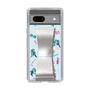 Slim Protection Case - STAND & RING RIBBON Silver［ HATSUNE MIKU - Ribbon - Instrumental - Blue ］