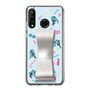 Slim Protection Case - STAND & RING RIBBON Silver［ HATSUNE MIKU - Ribbon - Instrumental - Blue ］
