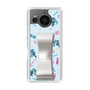 Slim Protection Case - STAND & RING RIBBON Silver［ HATSUNE MIKU - Ribbon - Instrumental - Blue ］