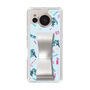 Slim Protection Case - STAND & RING RIBBON Silver［ HATSUNE MIKU - Ribbon - Instrumental - Blue ］